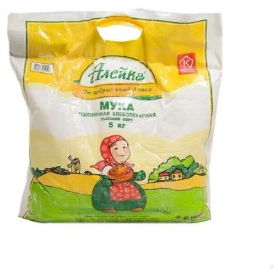 Лот: 16207213. Фото: 1. Мука алейка 5 кг. Крупы, сыпучие продукты