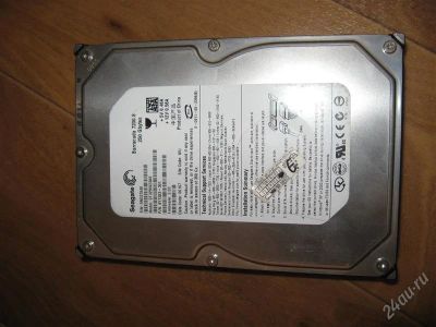 Лот: 1529070. Фото: 1. HDD Seagate 250GB. Жёсткие диски (HDD)