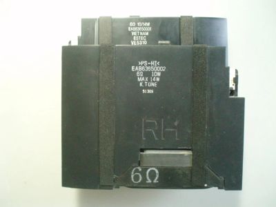 Лот: 16665866. Фото: 1. Динамик 6Ohm 14W, EAB63650001... Запчасти для телевизоров, видеотехники, аудиотехники