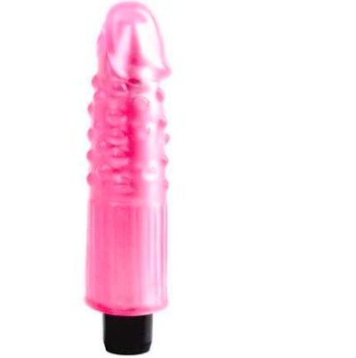 Лот: 5355518. Фото: 1. Вибромассажер JELLY GEMS №8 розовый... Игрушки