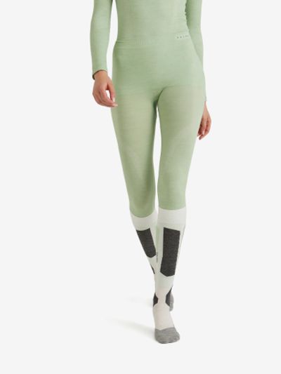 Лот: 22442162. Фото: 1. Женские легинсы FALKE, Зеленый. Другое (спортивная одежда)