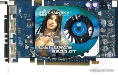 Лот: 724122. Фото: 1. Chaintech GeForce 8600 GT срочно... Видеокарты