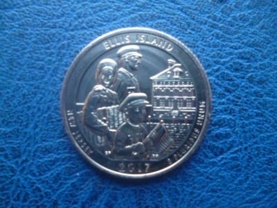 Лот: 11299440. Фото: 1. 25 центов 2017 года 39-й парк... Америка