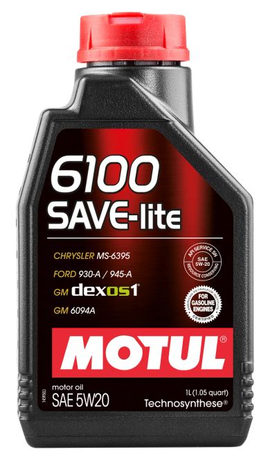 Лот: 20067544. Фото: 1. MOTUL 6100 Save-lite 5w20 SN/CF... Масла, жидкости