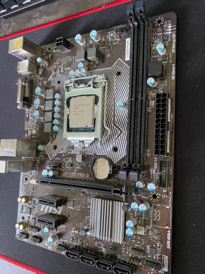 Лот: 19434897. Фото: 1. Материнская плата Msi h110m pro-d. Материнские платы