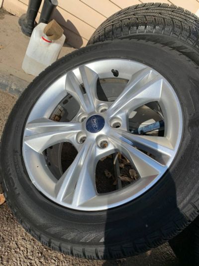 Лот: 14778582. Фото: 1. Литые диски 215/55/R16 с Ford... Диски