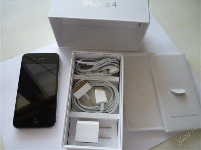 Лот: 2624464. Фото: 1. iPhone 4 16 gb Black (обмен на... Смартфоны