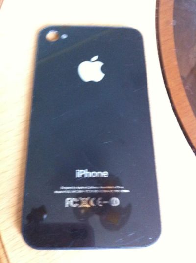 Лот: 8179396. Фото: 1. крышка айфон 4 iphone 4 черная... Корпуса, клавиатуры, кнопки