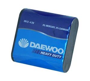 Лот: 7289659. Фото: 1. батарейка 3R12 Daewoo (1/10) Новые... Батарейки, аккумуляторы, элементы питания