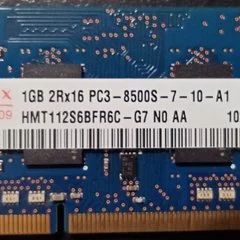 Лот: 18334041. Фото: 1. Для ноутбука DDR3 1GB Повторно. Оперативная память