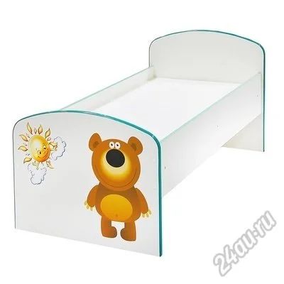 Лот: 5658007. Фото: 1. Детская кровать "Медведь и солнце... Детские кровати и кроватки