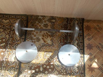 Лот: 5425132. Фото: 1. Штанга весом от 10 до 60 кг. Штанги, блины