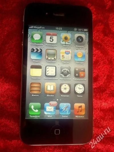 Лот: 1929864. Фото: 1. iphone 4 16gb рст ios5.1.1 отвязанный... Смартфоны