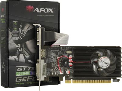 Лот: 18830085. Фото: 1. Видеокарта AFOX GeForce GT 730... Видеокарты