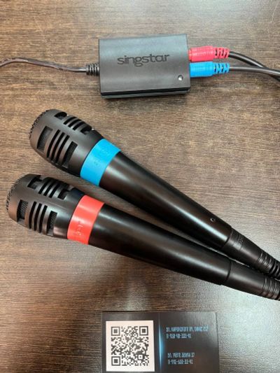 Лот: 19055832. Фото: 1. Проводной микрофон SingStar Sony... Аксессуары для игровых приставок, консолей, геймпады