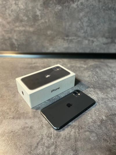 Лот: 19525495. Фото: 1. iPhone 11 64Gb Black. Ростест... Смартфоны