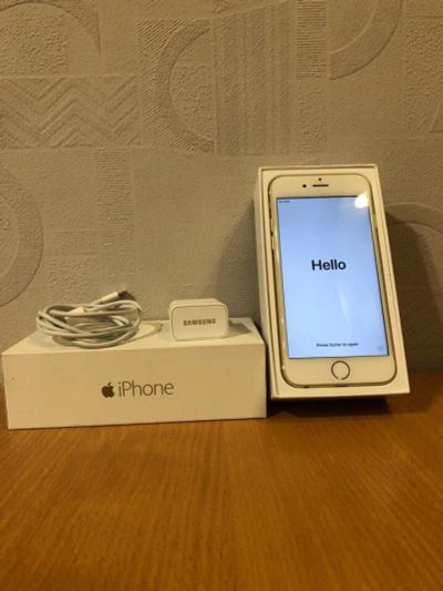 Лот: 10858804. Фото: 1. Iphone 6 16gb без Touch ID в идеале. Смартфоны