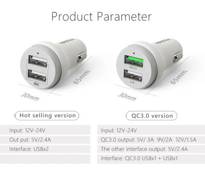 Лот: 20734833. Фото: 1. Зарядное автомобильное Usb A... Зарядные устройства, блоки питания, адаптеры сетевые для смартфонов