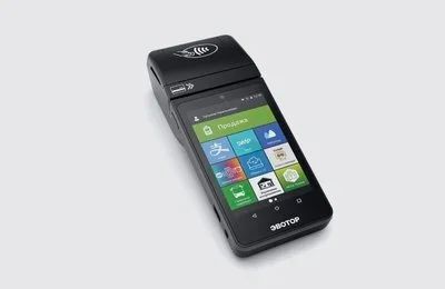 Лот: 18119031. Фото: 1. Онлайн-касса Эвотор 5i SmartPOS. Печати, штампы, оснастки