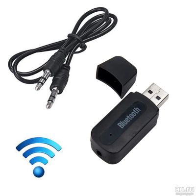 Лот: 15397995. Фото: 1. AUX Bluetooth USB адаптер (модулятор... Аксессуары для автозвука