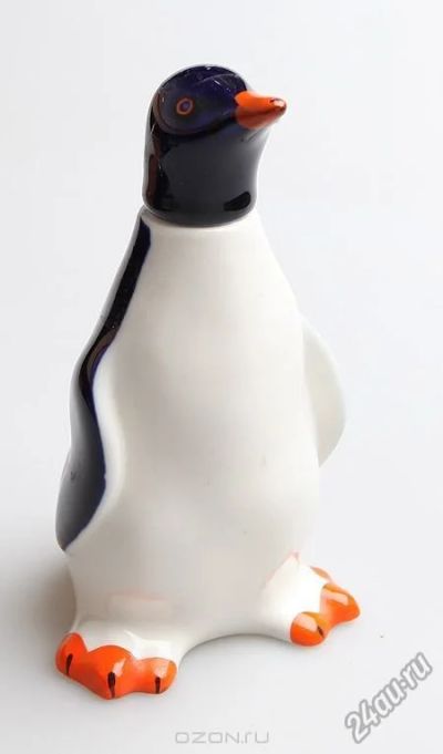 Лот: 6762168. Фото: 1. Графин штоф "Пингвин" ЛФЗ СССР. Фарфор, керамика