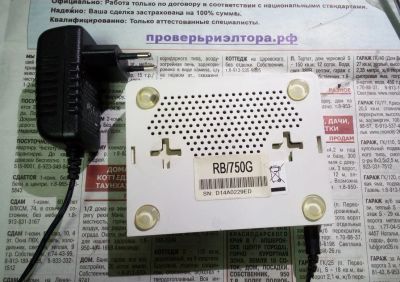 Лот: 9605668. Фото: 1. mikrotik 750G. Маршрутизаторы (роутеры)
