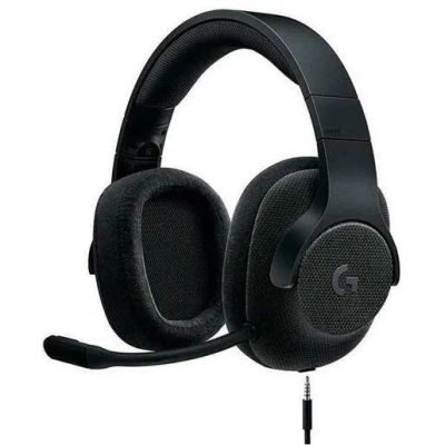 Лот: 21437583. Фото: 1. Гарнитура LOGITECH игровая проводная... Наушники, гарнитуры