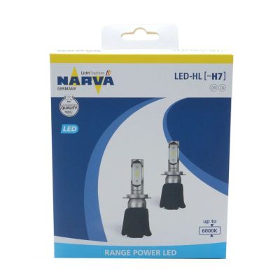 Лот: 15559257. Фото: 1. Лампа H7 Range Power LED 6000K... Электрооборудование