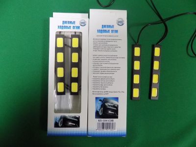 Лот: 9901537. Фото: 1. Дневные ходовые огни KS-AUTO 185COB... Оптика и освещение