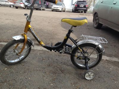 Лот: 9618399. Фото: 1. Складной велосипед 14" forvard. Велосипеды