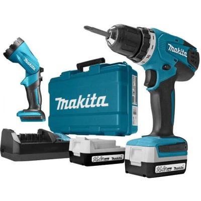 Лот: 10593149. Фото: 1. Дрель аккумуляторная Makita DF347DWLE... Электроинструмент