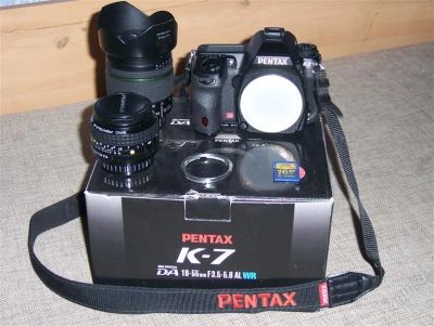 Лот: 1393119. Фото: 1. Pentax k-7 + 2 объектива. Цифровые зеркальные