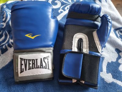 Лот: 18258140. Фото: 1. Перчатки боксёрские Everlast 12oz. Перчатки