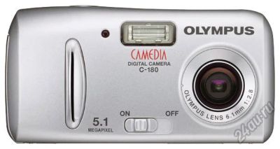 Лот: 5908396. Фото: 1. Фотоаппарат Olympus C-180. Цифровые компактные
