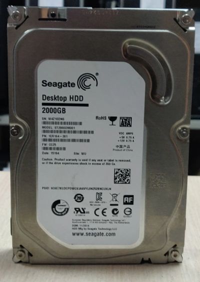 Лот: 19526658. Фото: 1. HDD 2 Tb SATA 6Gb/s Seagete. Жёсткие диски (HDD)