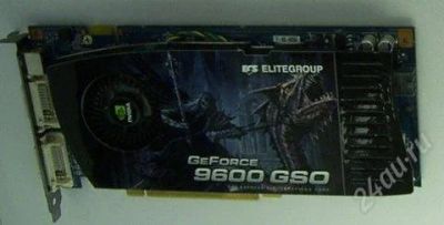 Лот: 2912567. Фото: 1. GeForce 9600GSO 384Mb. Видеокарты