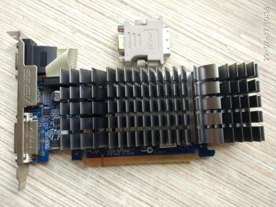 Лот: 10335448. Фото: 1. Видеокарта ASUS GeForce 210 1024МБ. Видеокарты