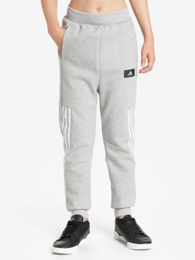 Лот: 22450247. Фото: 1. Брюки для мальчиков adidas, Серый. Другое (спортивная одежда)