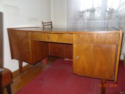 Лот: 12994920. Фото: 1. Письменный стол Германия 60-х... Компьютерные и письменные столы