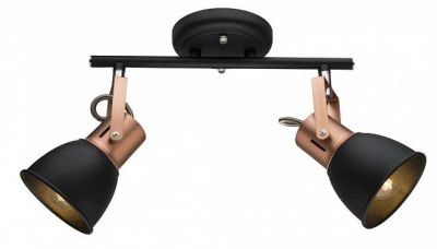 Лот: 16076770. Фото: 1. Светильник Спот Arte Lamp A1677PL-2BK. Люстры, потолочные и подвесные светильники
