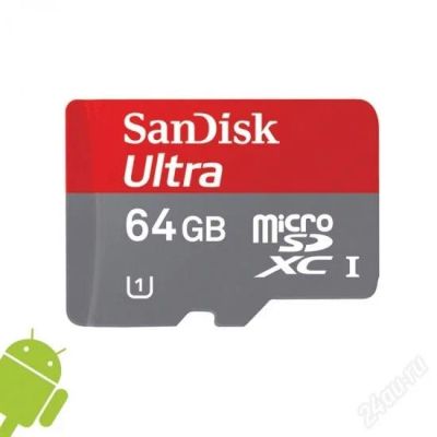 Лот: 2571746. Фото: 1. Карта памяти microSD XC 64 GB... Карты памяти