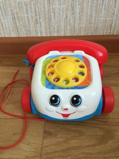 Лот: 7754438. Фото: 1. Телефон-каталка fisher price. Развивающие