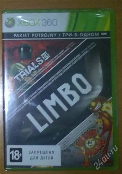 Лот: 2327565. Фото: 1. Limbo, Trials HD, Splosion (Xbox... Игры для консолей