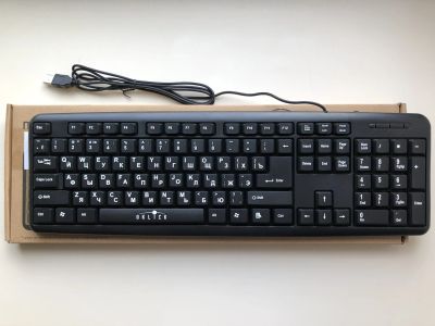 Лот: 25881958. Фото: 1. Клавиатура Oklick 180M (USB, Новая... Клавиатуры и мыши