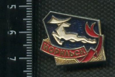 Лот: 15087123. Фото: 1. (№ 4276) значки Норильск. Сувенирные