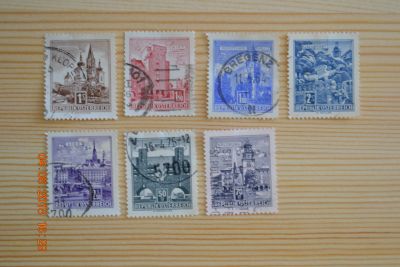 Лот: 11617119. Фото: 1. Марки Австрии 1959-1970гг. Здания. Марки