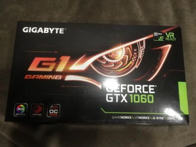 Лот: 19981853. Фото: 1. Видеокарта GTX1060 6G. Видеокарты