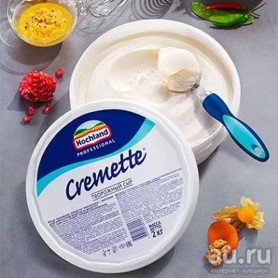 Лот: 13302923. Фото: 1. Креметте Хохланд сыр творожный. Молоко и молочные продукты