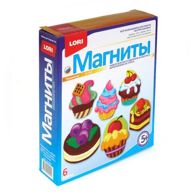 Лот: 16243563. Фото: 1. Фигурки на магнитах "Пирожные... Магниты сувенирные