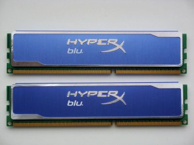 Лот: 11088297. Фото: 1. 4Gb (2 x 2Gb) Kingston HyperX... Оперативная память